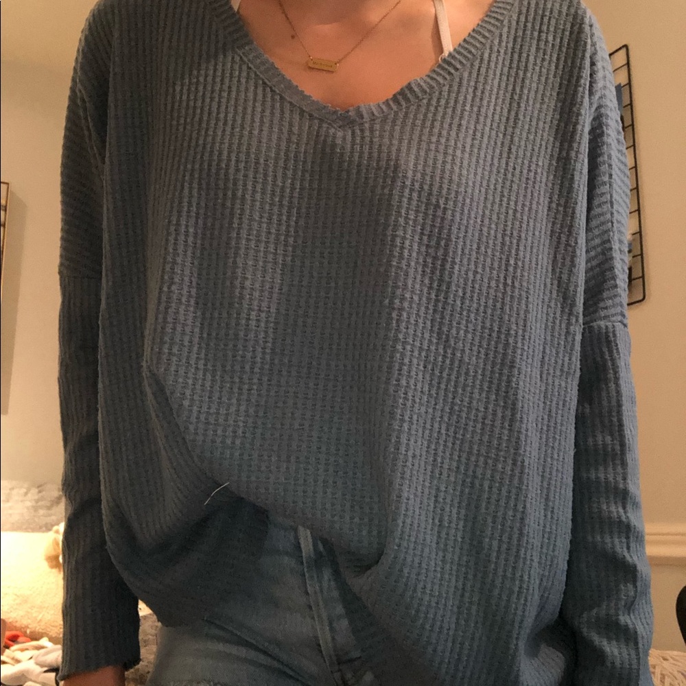 Waffle Knit Sweater